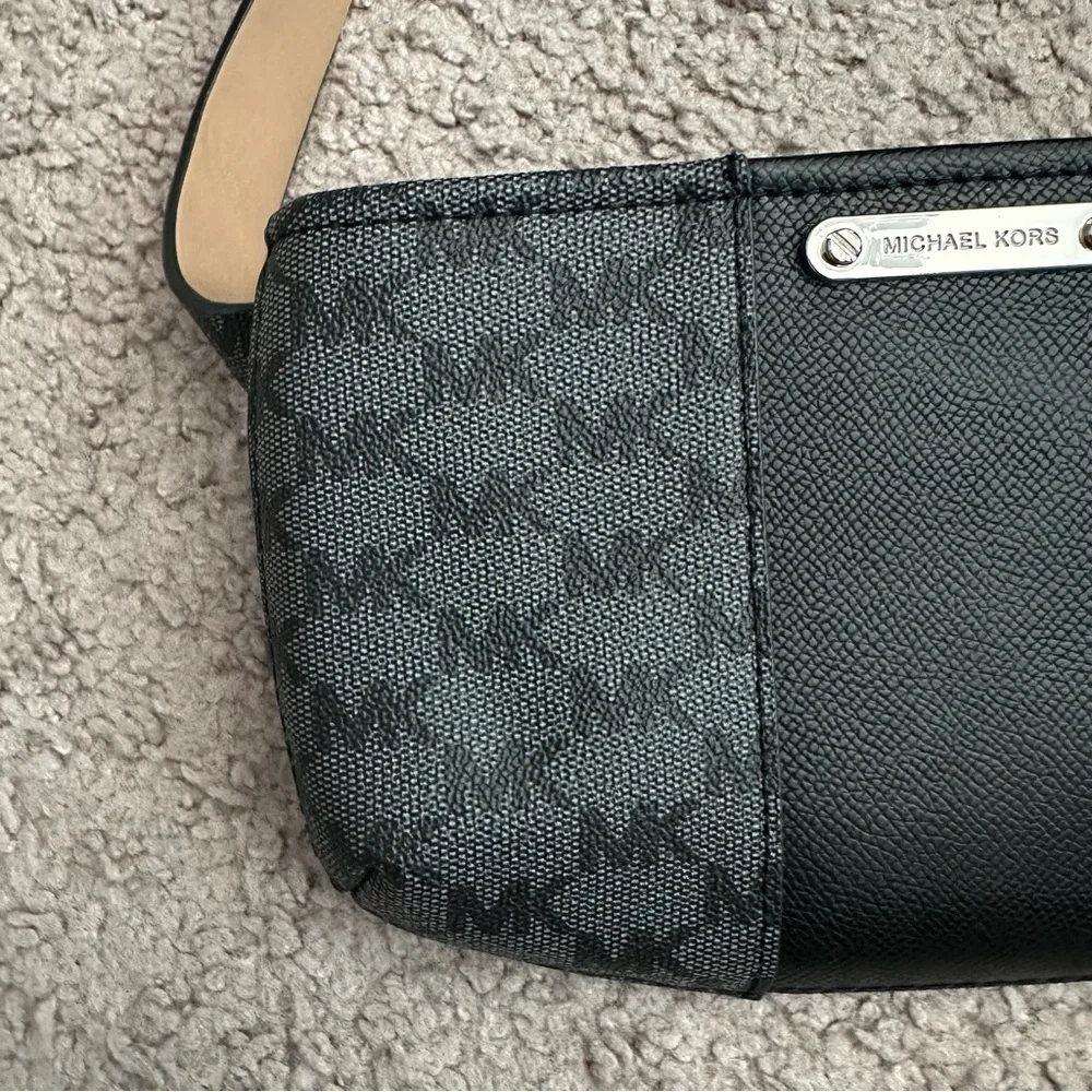 Michael Kors MK Logo Canvas Belt Bag Womens